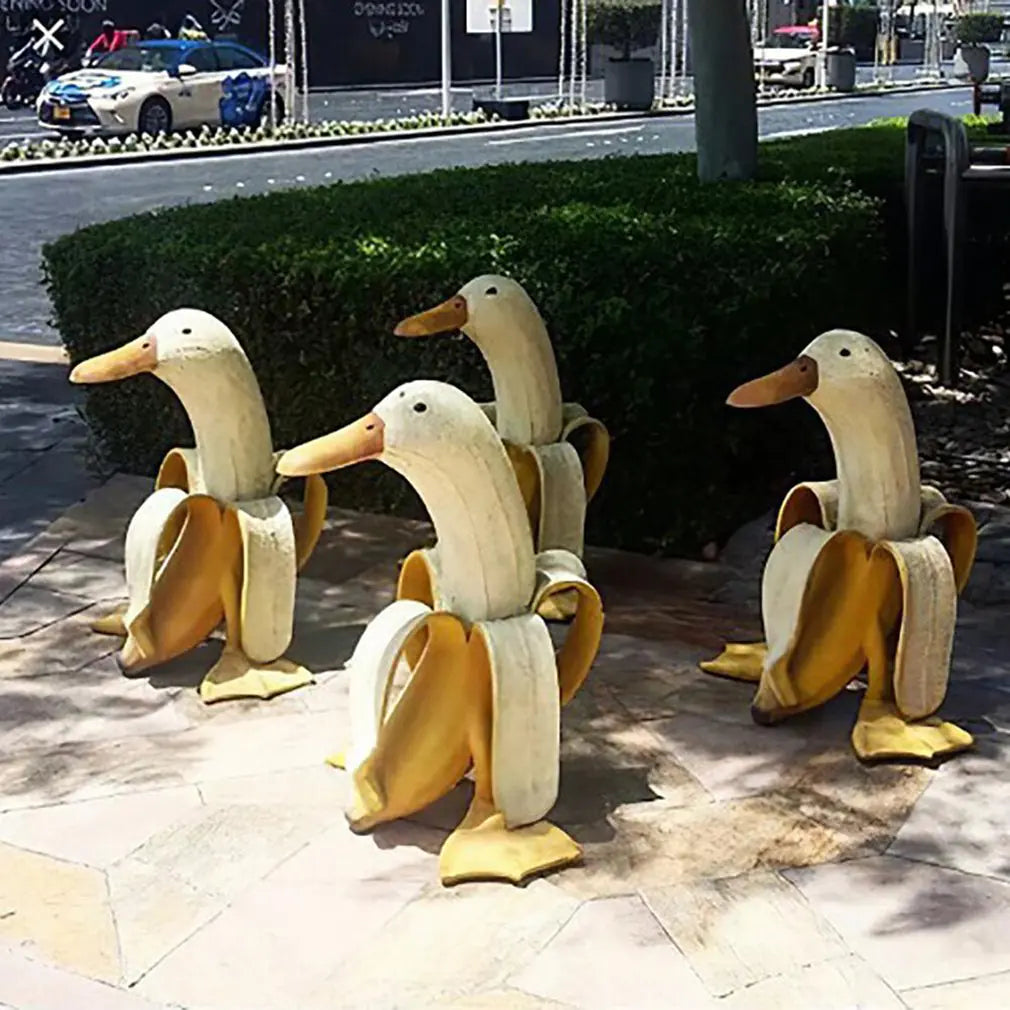 Banana Duck Sculpture
