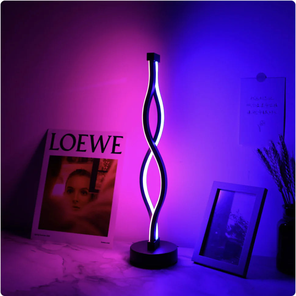 Aluminum LED Table Lamp with 3 Color Dimming