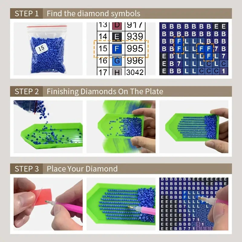 5D Diamond Painting Landscape Picture with Rhinestones