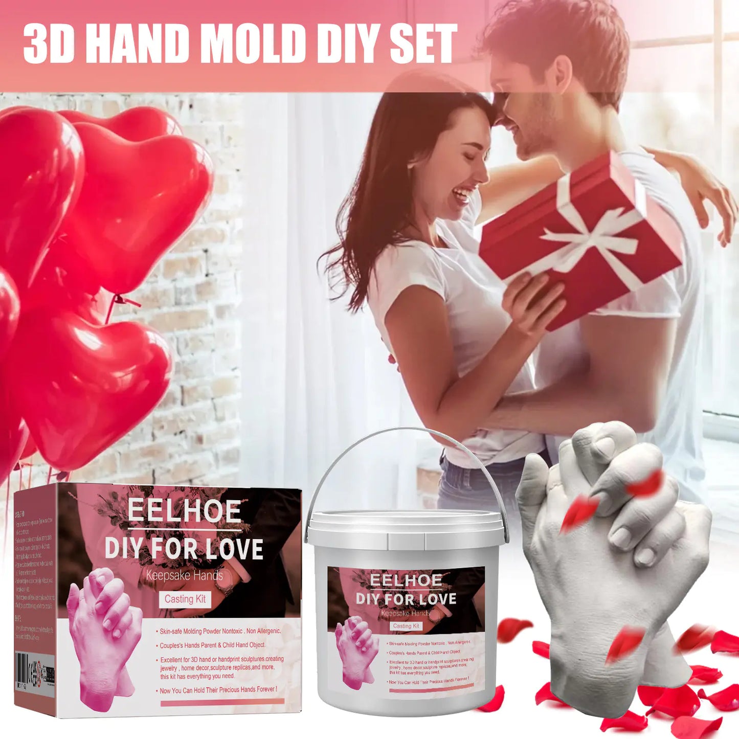 3D Hand Mold DIY Kit
