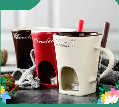 Taza de Cerámica para Fondue