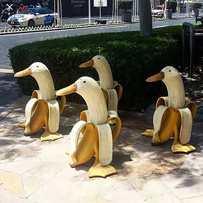 Banana Duck Sculpture