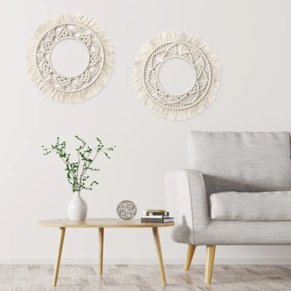 Round Cotton Rope Wall Decoration