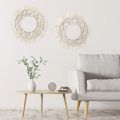 Round Cotton Rope Wall Decoration