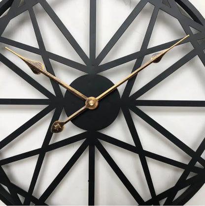 European style iron wall clock