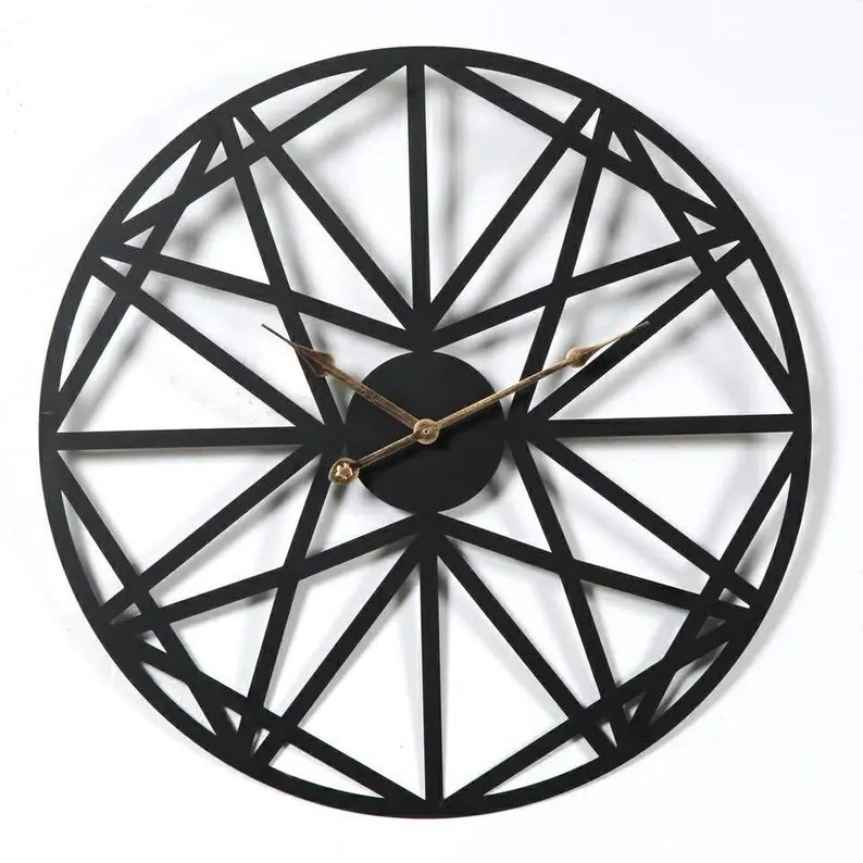 European style iron wall clock