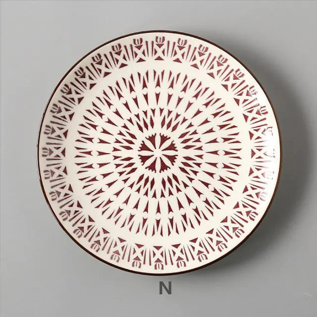 Geometric Ceramic Dinnerware Sets