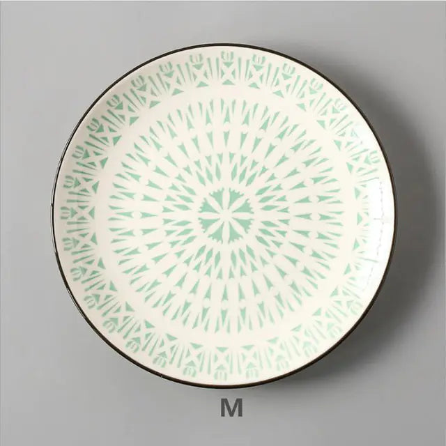 Geometric Ceramic Dinnerware Sets