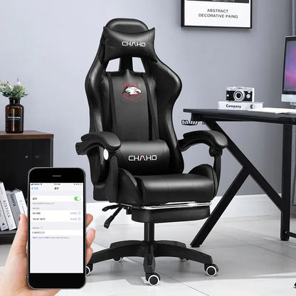 Ergonomic Gaming Office Chair with Adjustable Reclining