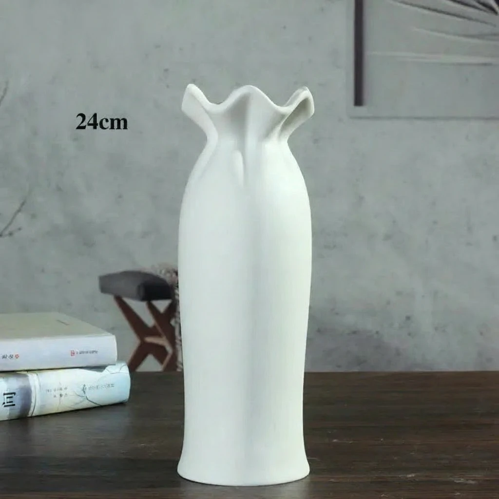 Sofisticado jarrón de cerámica