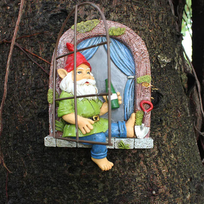 Gnome in the Window 