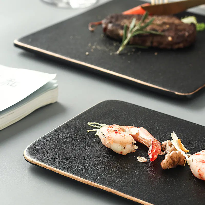 Nordic Rectangular and Round Serving Trays