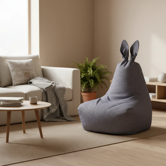 Rabbit pouf