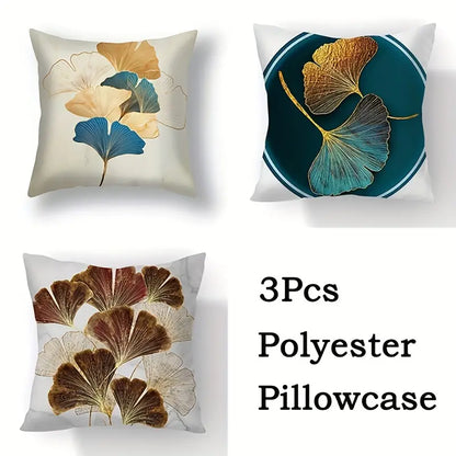Ginkgo Biloba Polyester Pillowcases