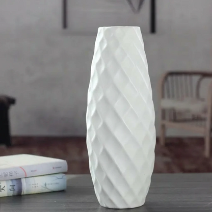 Sofisticado jarrón de cerámica