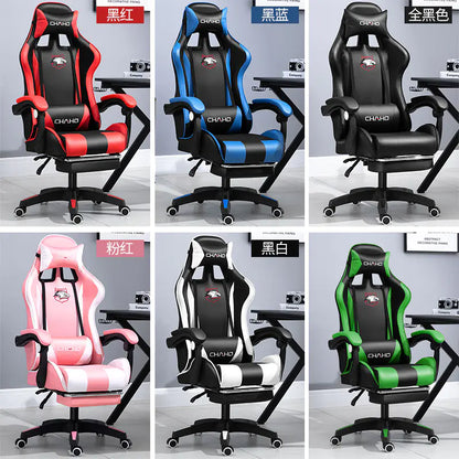 Ergonomic Gaming Office Chair with Adjustable Reclining