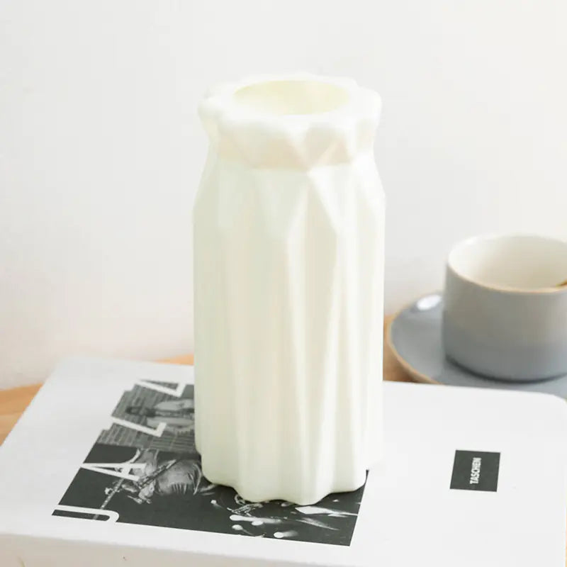 Jarrón de Plástico de Estilo Nórdico