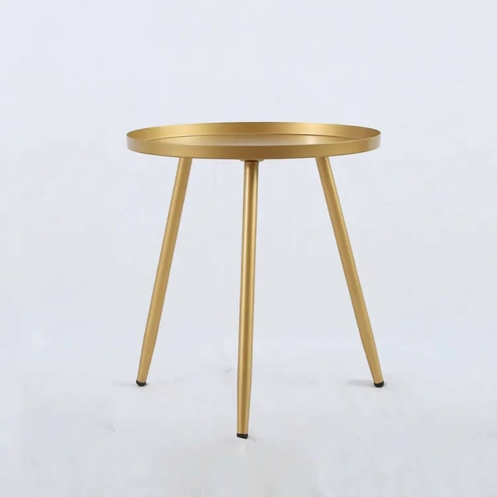 Nordic Metal Round Table for Living Room