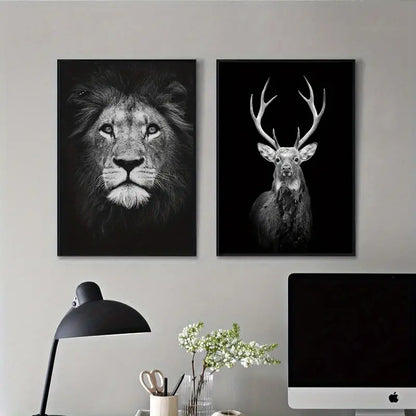 3 Animal Canvas Prints