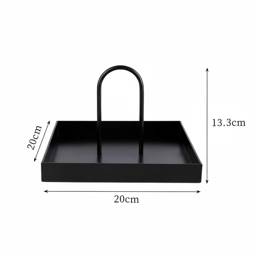 Round Tray with Handle