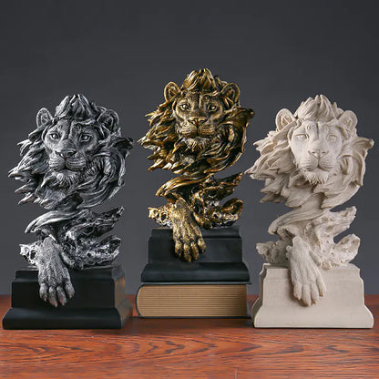 Resin Lion Head