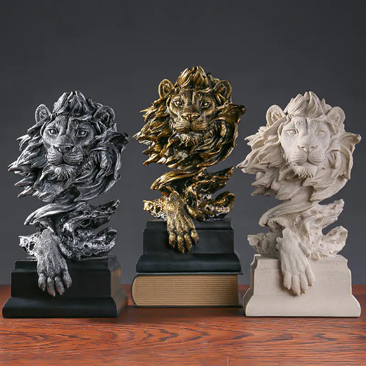 Resin Lion Head