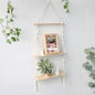 Bohemian Woven Tapestry Wall Shelf