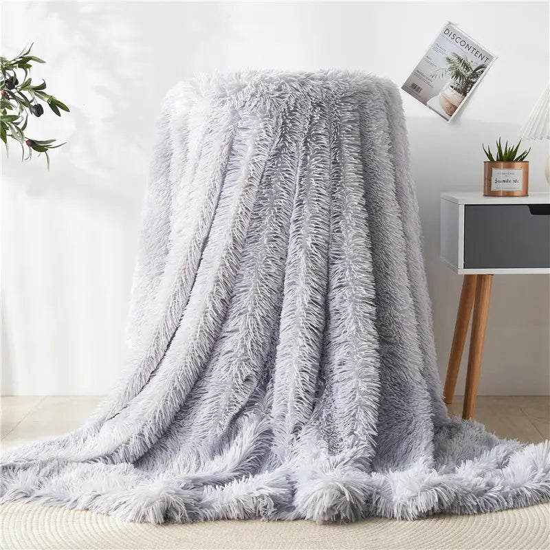 Light Gray Flannel Blanket