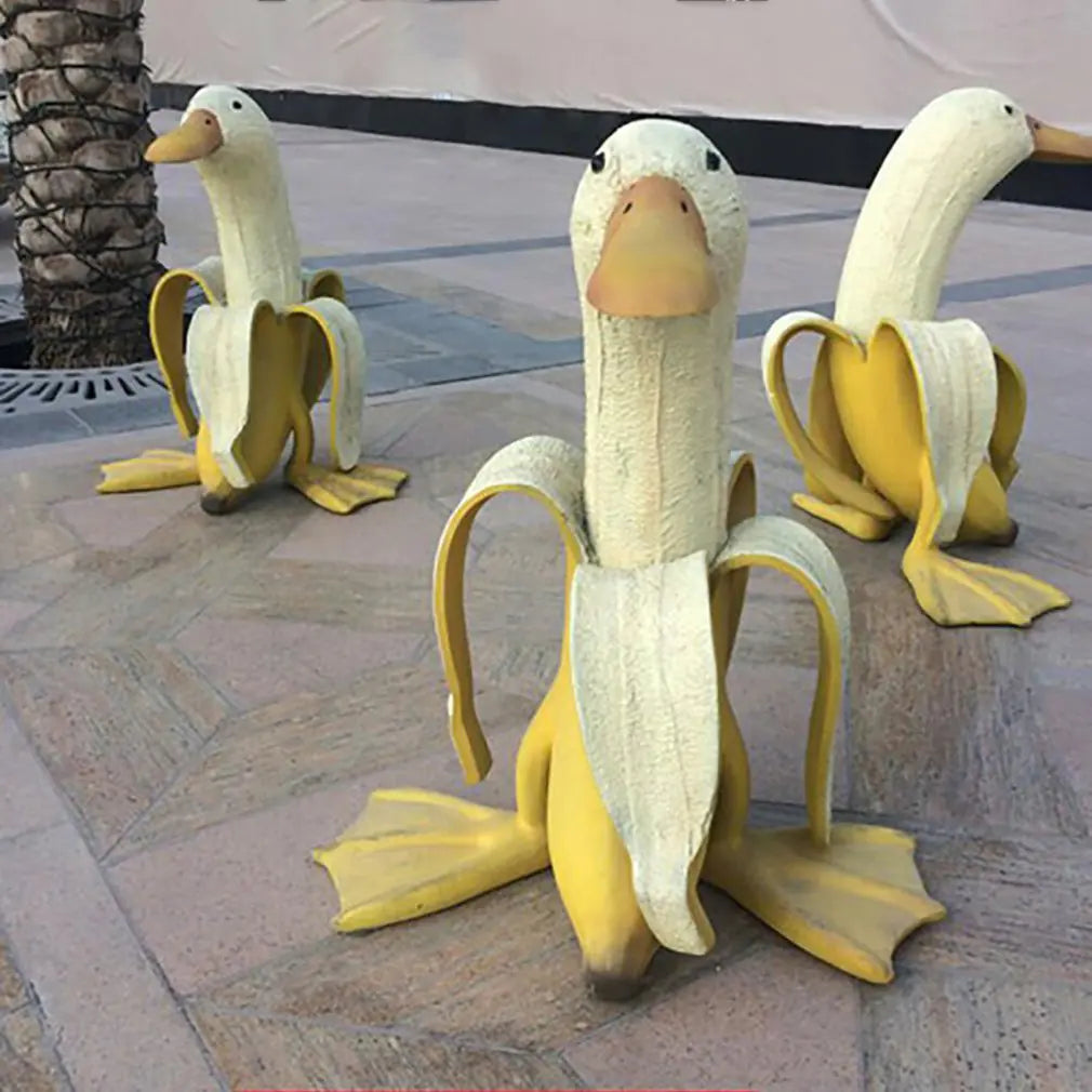 Banana Duck Sculpture
