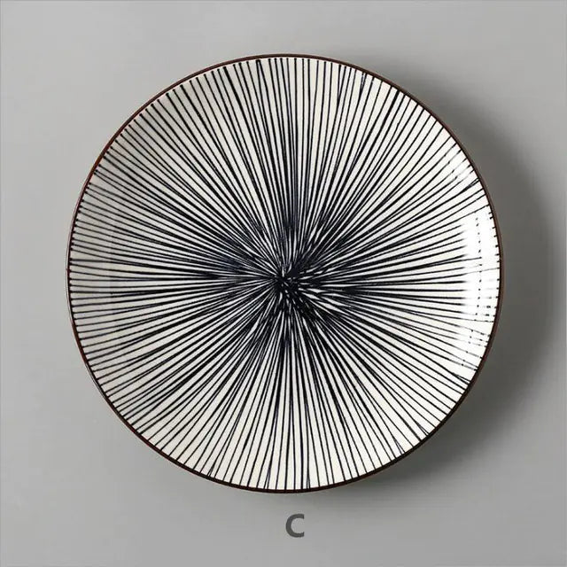 Geometric Ceramic Dinnerware Sets