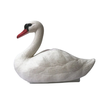 White Plastic Swan