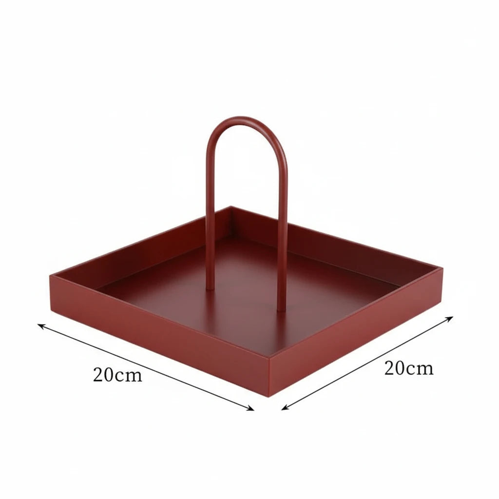 Round Tray with Handle