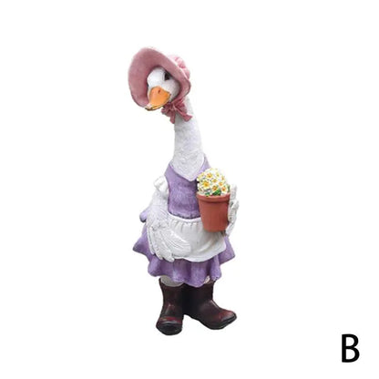 Resin Duck Statue 