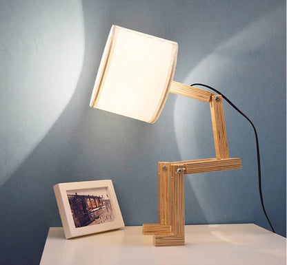 Wooden Desk Lamp