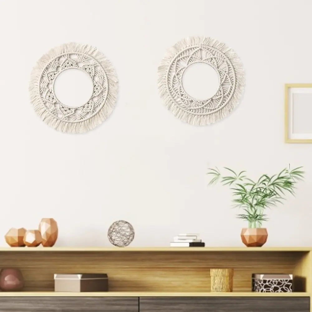 Round Cotton Rope Wall Decoration
