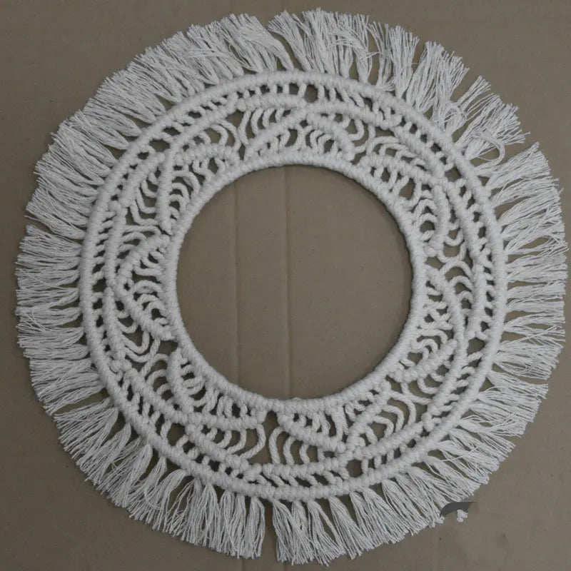 Round Cotton Rope Wall Decoration