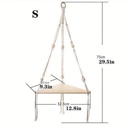 Bohemian Cotton Hanging Shelf