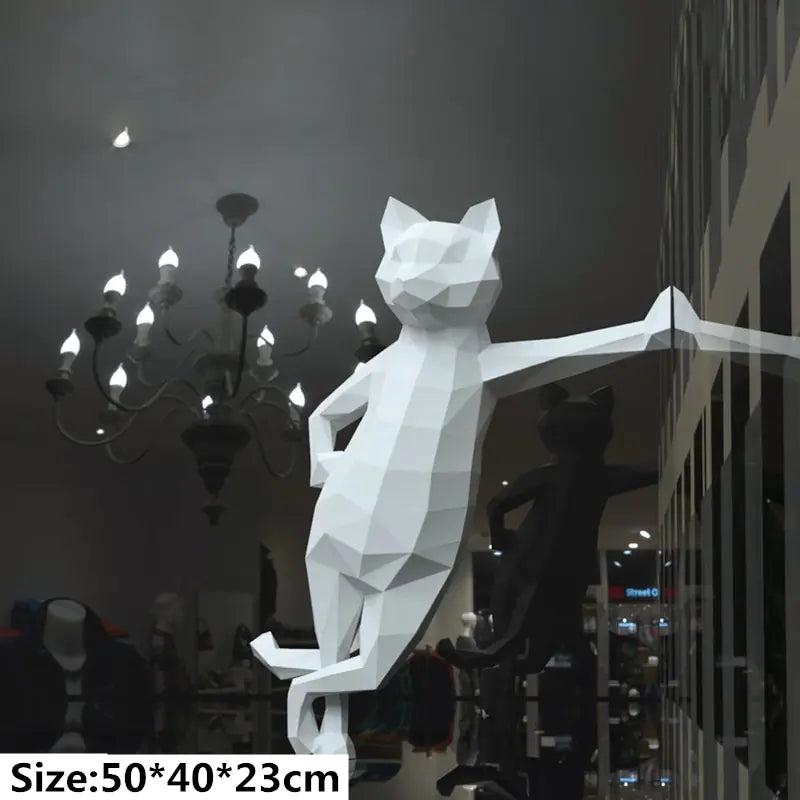 3D Geometric Origami Cat
