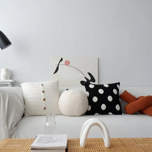 Nordic Black and White Polka