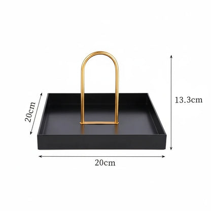 Round Tray with Handle