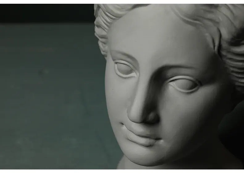 Ceramic Flowerpot and Vase Statue