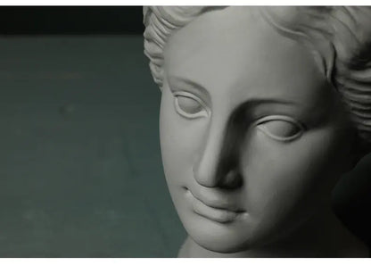 Ceramic Flowerpot and Vase Statue