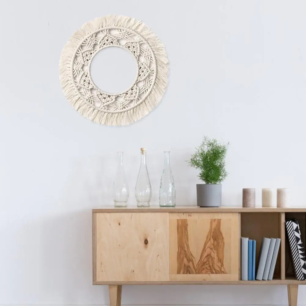 Round Cotton Rope Wall Decoration