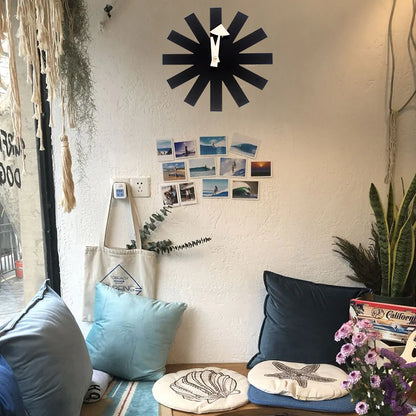 Classic Black Quartz Wall Clock