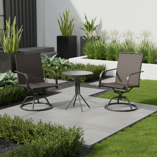 European Iron Outdoor Table and Chair Set