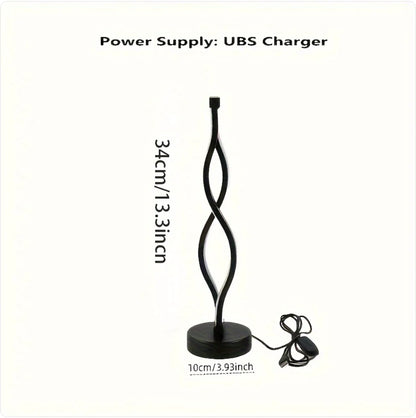 Aluminum LED Table Lamp with 3 Color Dimming