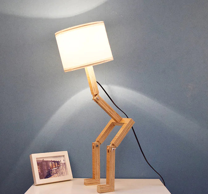 Wooden Desk Lamp