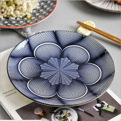 Geometric Ceramic Dinnerware Sets