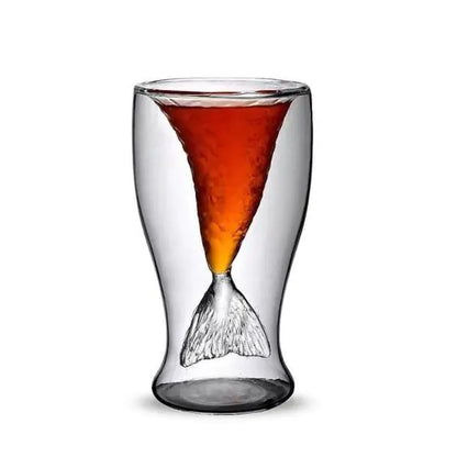 Vasos Elegantes de Doble Pared para Whiskey y Vino