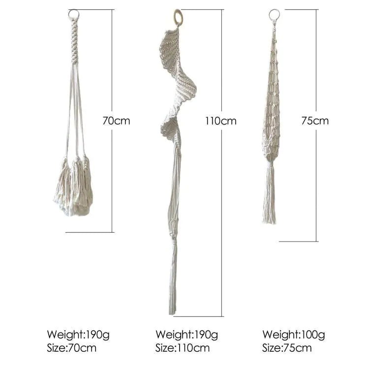 Hanging Basket Tapestry Bohemian Decor